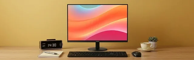 MSIPRO home office desktop lifestyle product in use