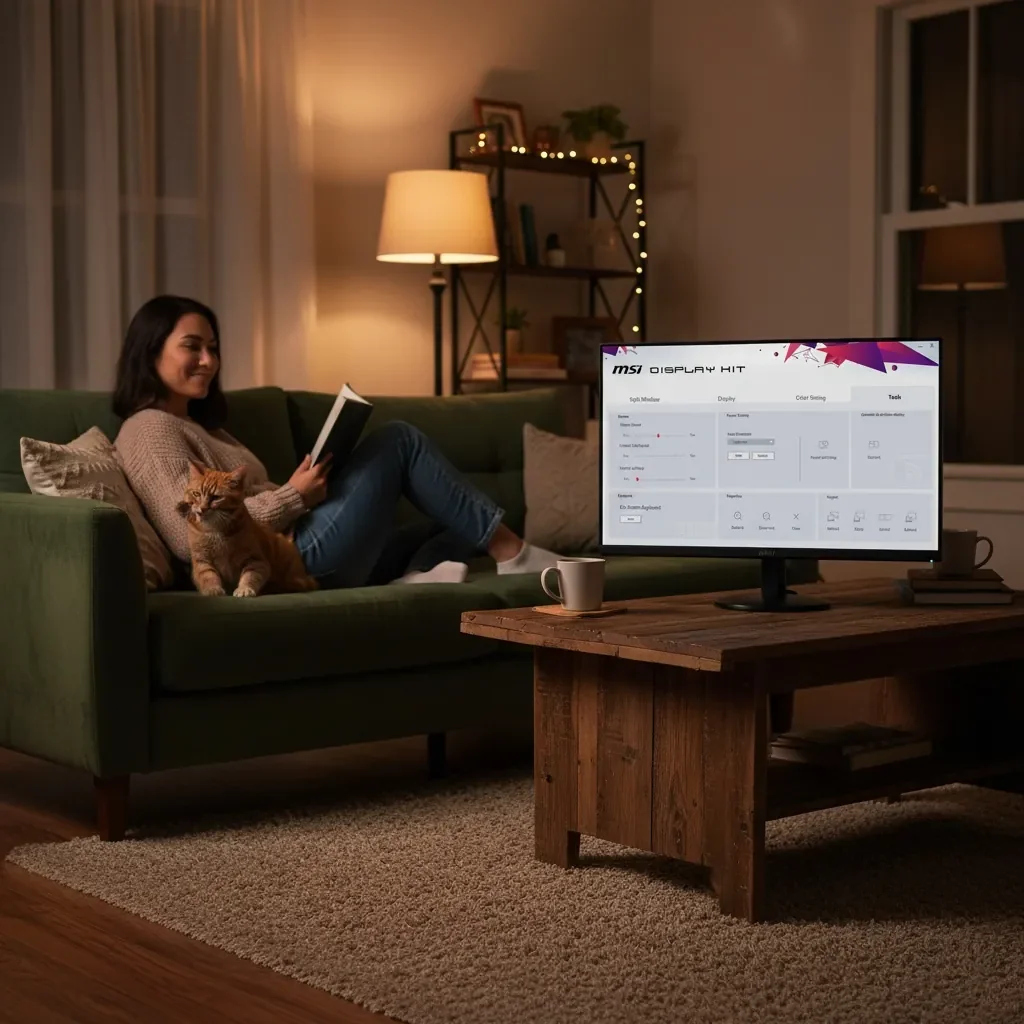 Customer photo of MSIPRO in a living room setting